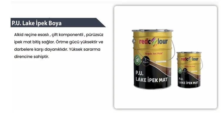 P-U Lake İpek Boya
