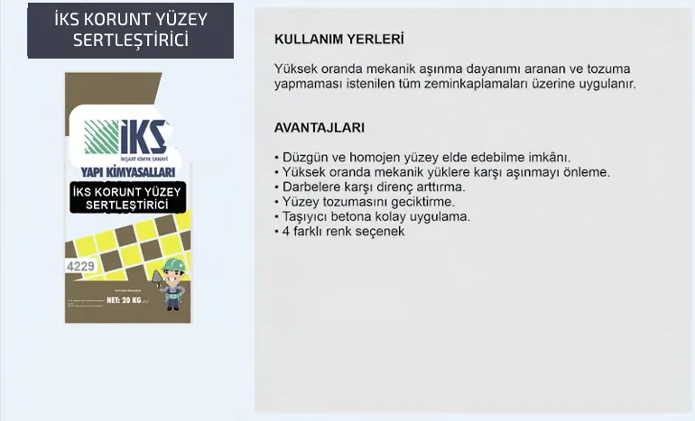  İKS KORUNT YÜZEY SERTLEŞTİRİCİ